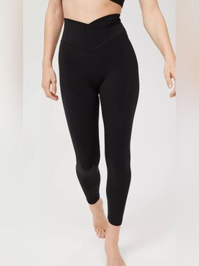 Aerie Black High-Waist Crossover Leggings
